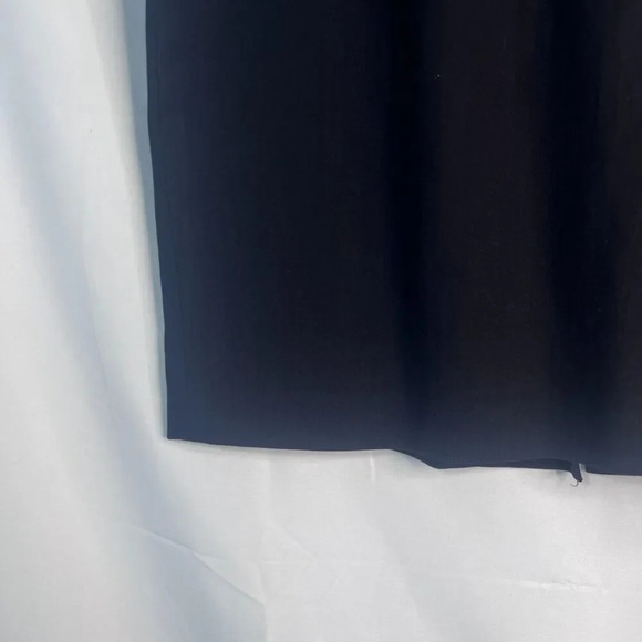 Ann Taylor Black Vintage 100% Wool Made in USA Lined Lightweight Skirt Size 8/MD - Picture 5 of 10